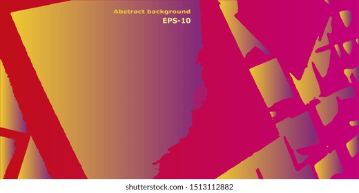 Abstract background. Vector illustration. Retro background. Designer decorative cover. Abstractionism. Background with grunge texture. Design background. Abstract graphics