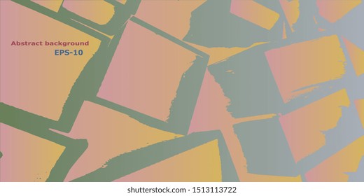 Abstract background. Vector illustration. Retro background. Designer decorative cover. Abstractionism. Background with grunge texture. Design background. Abstract graphics