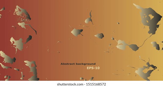 Abstract background. Vector illustration. Retro background. Designer decorative cover. Abstractionism. Background with grunge texture. Design background. Abstract graphics