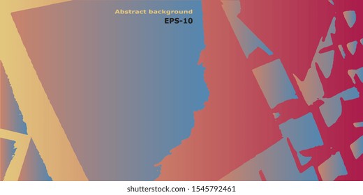 Abstract background. Vector illustration. Retro background. Designer decorative cover. Abstractionism. Background with grunge texture. Design background. Abstract graphics