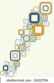 Abstract background. Vector illustration. Squares.