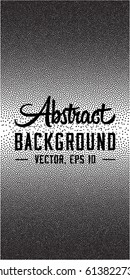 Abstract background. Vector and illustration. Stippling effects.