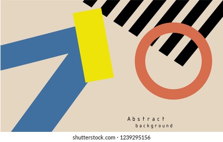 Abstract background. Vector illustration of a style of supermatism.