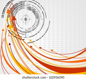 Abstract background. Vector illustration success in business.