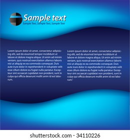 Abstract background vector illustration template