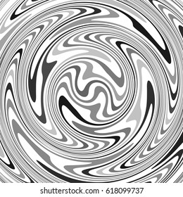 Abstract background. Vector illustration with twirled lines on white