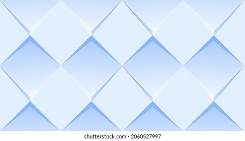 Abstract Background Vector Illustration, Wallpaper with Blue Light Color, Blue Grid Mosaic Background, Creative Design Templates
