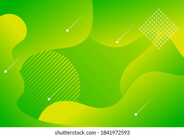 abstract background vector illustration with wave and gradient liquid color