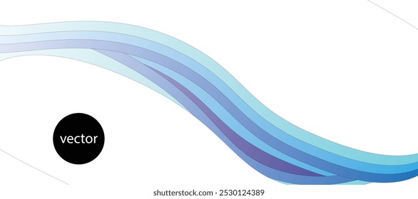 abstract background vector illustration abstract wave background Vector abstract line art wavy flowing dynamic on white background in concept luxury, wave..	