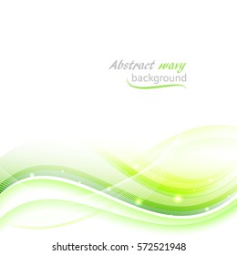 Abstract background. Vector illustration with wavy pattern and glitter.