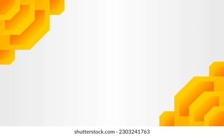 Abstract background vector illustration. Yellow background vector illustration. Simple orange background for wallpaper, display, landing page, banner, or layout. Design graphic for display