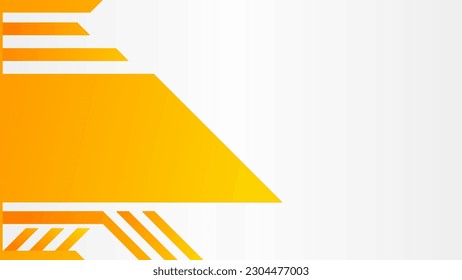 Abstrakte Hintergrund, Vektorgrafik. Gelbe Hintergrund, Vektorgrafik. Einfach orangefarbener Hintergrund für Bildschirmhintergründe, Anzeigen, Landing-Page, Banner oder Layout. Grafikdesign für die Anzeige