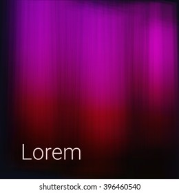 abstract background vector illustration.Pink light auroral. Beautiful polar light. Can be used as background for flyer, presentation, brochure, booklet, cover, book.