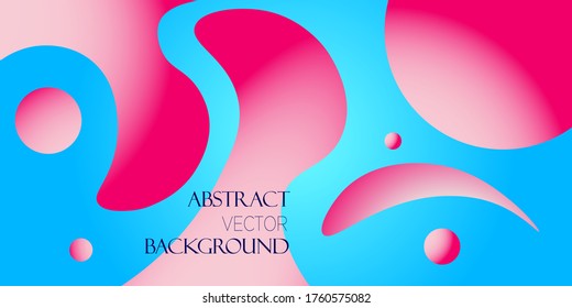 Abstract background vector image of balls in zero gravity