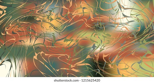 Abstract background. Vector background of intertwined wavy lines. Abstract graphics. Background for your covers