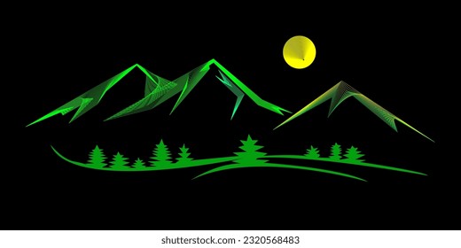 Abstract Background Vector Line Mountain Images Stock Photos vector illustration design abstract graphic modern geometric shape colorful wallpaper isolated decorative line, Sri Lanka Ceylo Photography
