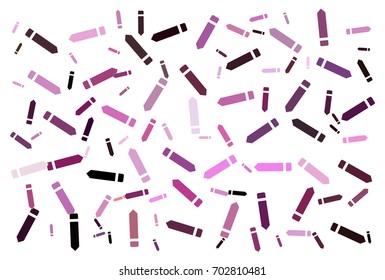 Abstract background vector made of pencils colored with black and purple magazine colors