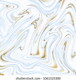 Abstract background, vector marble texture imitation. Marbleized pattern vector. Wedding invitation template with liquid suminagashi ebru ink background. Pastel marbling and gold texture effect.