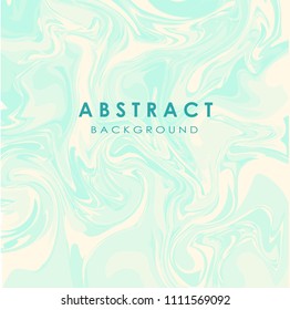 Abstract background, vector marble texture imitation. Marbleized pattern vector. Wedding invitation template, flayer, card. with liquid ink background. White and green marble texture effect