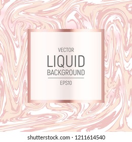 Abstract background, vector marble texture imitation. Marbleized pattern vector. Wedding invitation template with liquid suminagashi ebru ink background. Pastel marbling texture effect.