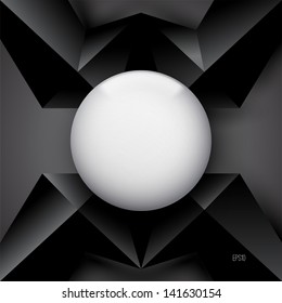 Abstract background. Vector modern shapes
