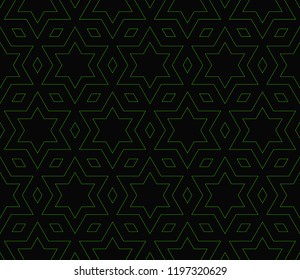 Abstract background. Vector monochrome seamless pattern. Abstract seamless geometries pattern. Design for decor, prints, textile, furniture, cloth, digital