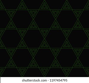 Abstract background. Vector monochrome seamless pattern. Abstract seamless geometries pattern. Design for decor, prints, textile, furniture, cloth, digital