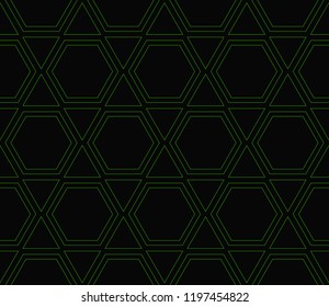 Abstract background. Vector monochrome seamless pattern. Abstract seamless geometries pattern. Design for decor, prints, textile, furniture, cloth, digital