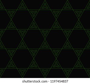 Abstract background. Vector monochrome seamless pattern. Abstract seamless geometries pattern. Design for decor, prints, textile, furniture, cloth, digital