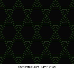 Abstract background. Vector monochrome seamless pattern. Abstract seamless geometries pattern. Design for decor, prints, textile, furniture, cloth, digital