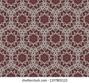 Abstract background. Vector monochrome seamless pattern. Abstract seamless geometries pattern. Design for decor, prints, textile, furniture, cloth, digital