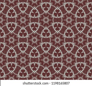 Abstract background. Vector monochrome seamless pattern. Abstract seamless geometries pattern. Design for decor, prints, textile, furniture, cloth, digital