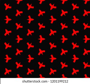 Abstract background. Vector monochrome seamless pattern. Abstract seamless geometries pattern. Design for decor, prints, textile, furniture, cloth, digital