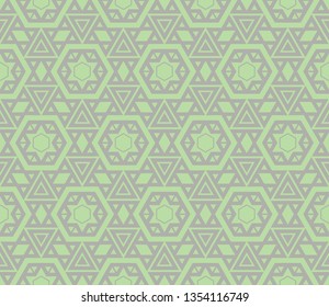 Abstract background. Vector monochrome seamless pattern. Abstract seamless geometries pattern. Design for decor, prints, textile, furniture, cloth, digital