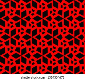 Abstract background. Vector monochrome seamless pattern. Abstract seamless geometries pattern. Design for decor, prints, textile, furniture, cloth, digital