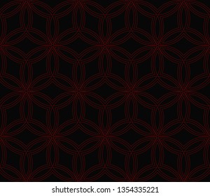 Abstract background. Vector monochrome seamless pattern. Abstract seamless geometries pattern. Design for decor, prints, textile, furniture, cloth, digital