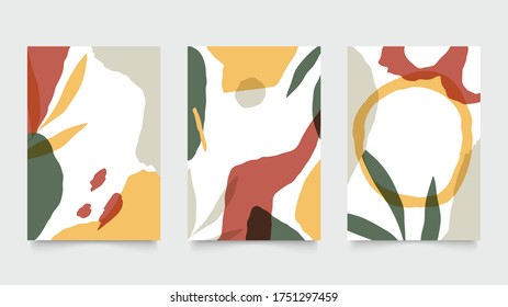 Abstracto vector de fondo con artes de línea natural y floral, estilo Memphis, forma orgánica. Patrón creativo con formas dibujadas a mano. Antecedentes de diseño para publicación en medios sociales, portada, papel impreso y papel tapiz