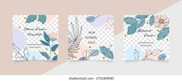 Abstracto vector de fondo con artes de línea natural y floral, estilo Memphis, forma orgánica. Patrón creativo con formas dibujadas a mano. Antecedentes de diseño para publicación en medios sociales, portada, papel impreso y papel tapiz