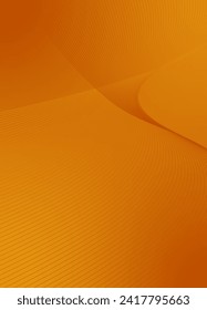 Abstract background vector orange with dynamic waves for wedding design. Futuristic backdrop with network wavy lines. Premium template with stripes and gradient mesh for banner or poster.