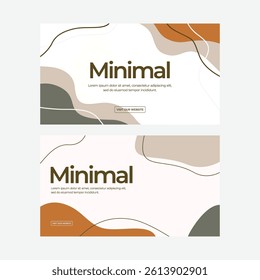  Abstract background vector with organic shapes