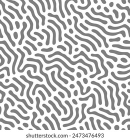 Fondo Abstractas de Vector orgánico como madera irregular patrón de líneas. Abstractas fondo de patrón sin fisuras