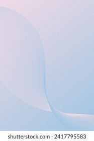 Resumen de fondo vector rosa, azul con ondas dinámicas para el diseño de bodas. Fondo de tecnología futurista con líneas onduladas de red. Plantilla premium con franjas, malla degradada para pancarta o afiche.