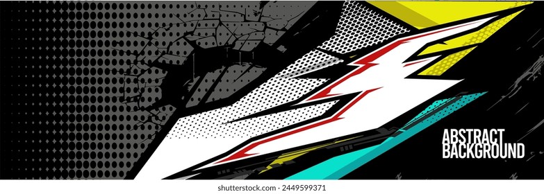 Fondo Abstractas. Carreras de Vector para diseño de envoltura de coches: Kit de fondo para envolturas de vehículos, coches de carreras, rally, aventura y librea