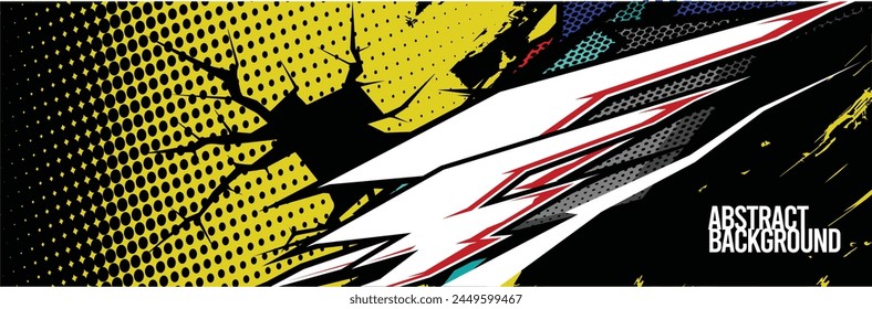 Abstract Background. Vector Racing for Car Wrap Design: Background Kit for Vehicle Wraps, Race Cars, Rally, Adventure, and Livery