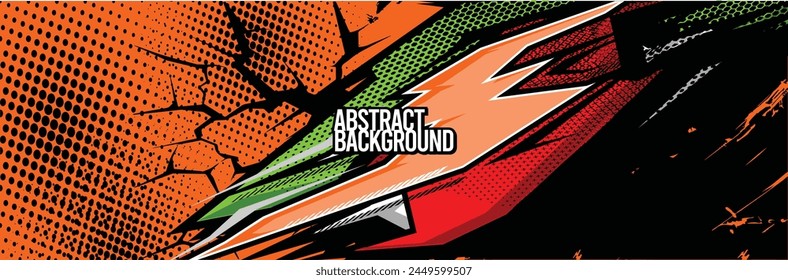 Abstract Background. Vector Racing for Car Wrap Design: Background Kit for Vehicle Wraps, Race Cars, Rally, Adventure, and Livery