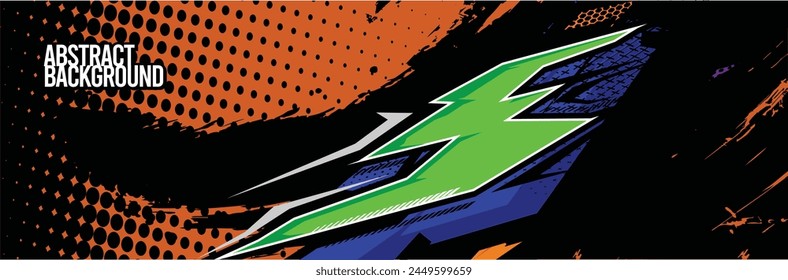 Fondo Abstractas. Carreras de Vector para diseño de envoltura de coches: Kit de fondo para envolturas de vehículos, coches de carreras, rally, aventura y librea