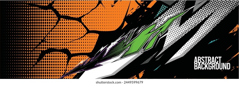 Abstract Background. Vector Racing for Car Wrap Design: Background Kit for Vehicle Wraps, Race Cars, Rally, Adventure, and Livery