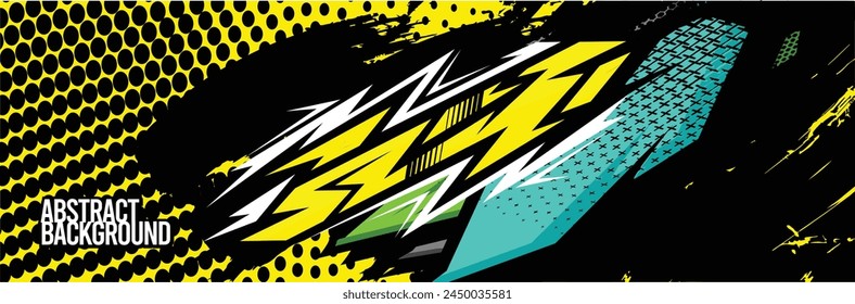 Abstract Background. Vector Racing for Car Wrap Design: Background Kit for Vehicle Wraps, Race Cars, Rally, Adventure, and Livery
