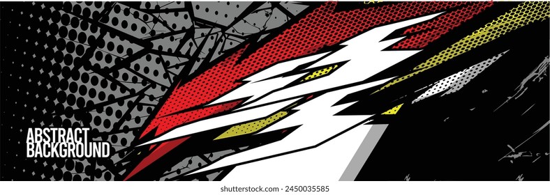 Abstract Background. Vector Racing for Car Wrap Design: Background Kit for Vehicle Wraps, Race Cars, Rally, Adventure, and Livery