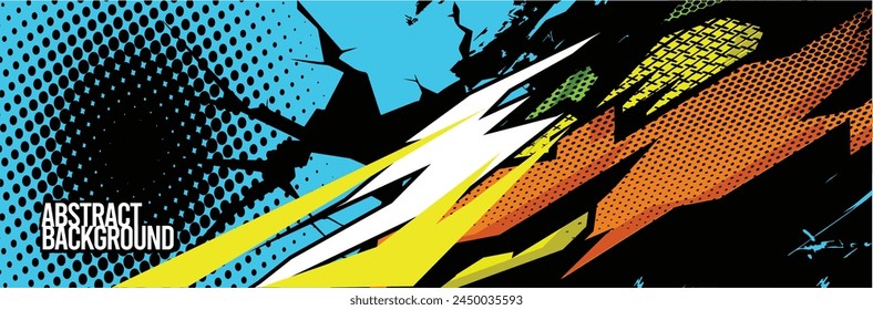 Abstract Background. Vector Racing for Car Wrap Design: Background Kit for Vehicle Wraps, Race Cars, Rally, Adventure, and Livery